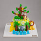 Jungle theme cake with Tree by Creme Castle