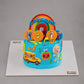 Cocomelon Blue Cake - Creme Castle