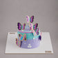 Ombre Butterfly Birthday Cake