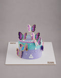 Ombre Butterfly Birthday Cake