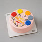 Balloon Bento Cake - Creme Castle