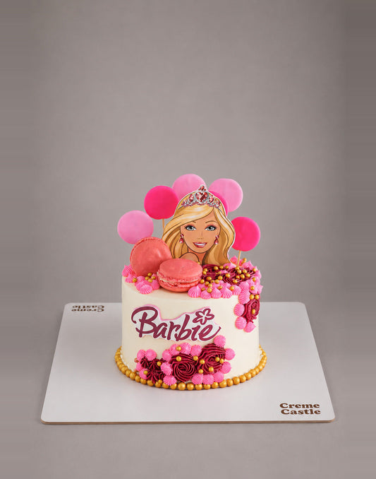 Cool Barbie Girl Cake