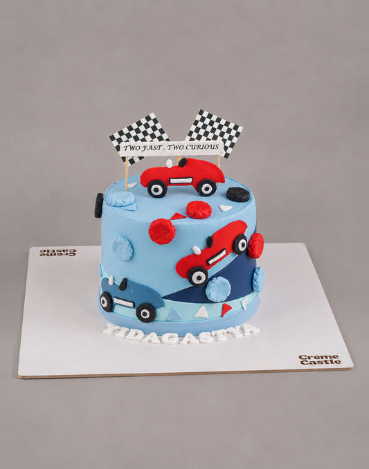 Vintage Car Theme Cake