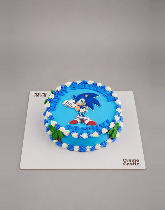 Sonic Photo Cake