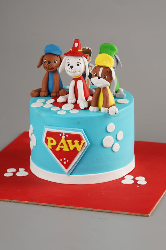 Paw Patrol Family Cake. Dogs Patrol. Noida & Gurgaon