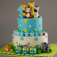 Jungle and Minion Tier Cake - Creme Castle