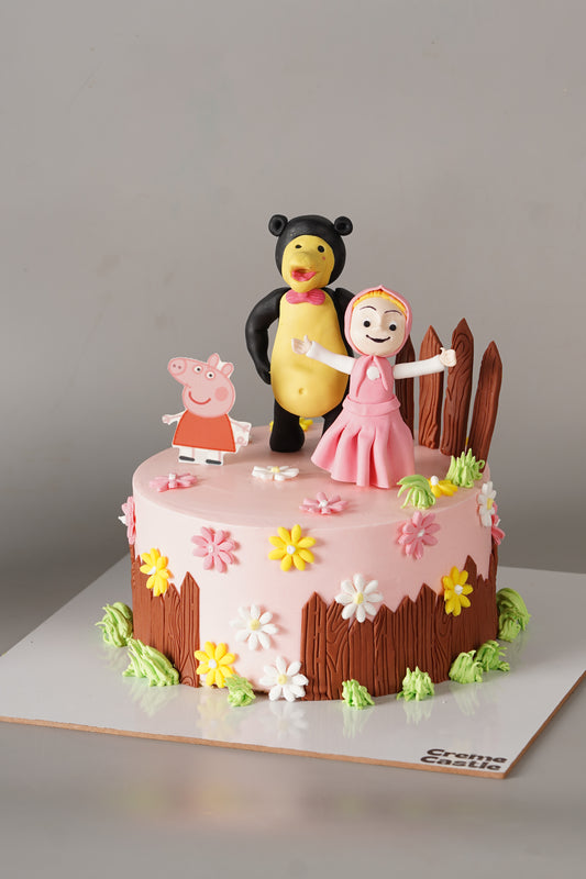 Masha & Bear Cake. Masha Bear Cake. Noida & Gurgaon