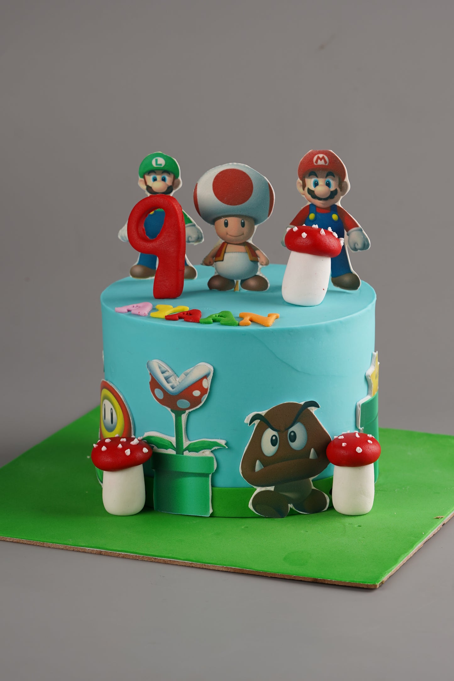 Mario Bros Theme Cake. Birthday Cake Ideas for Son. Noida & Gurgaon