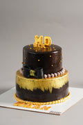 Chocolate and Gold Cake