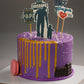 Dad Son Drip Design Cake for Father's Day
