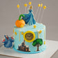 Cinderella Theme Cake in Blue by Creme Castle