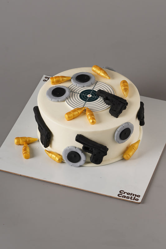 Shooting Range Cake - Creme Castle
