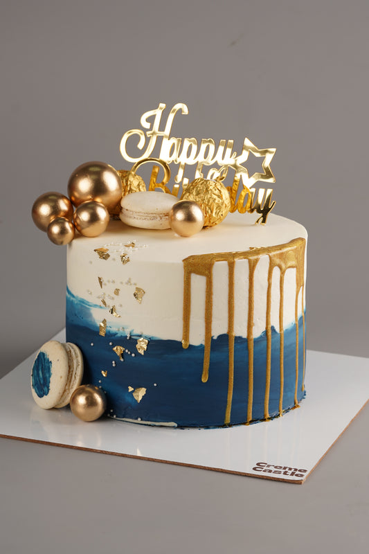 Cake for First Wedding Anniversary - Creme Castle