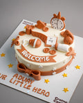 Welcome Baby Name Cake