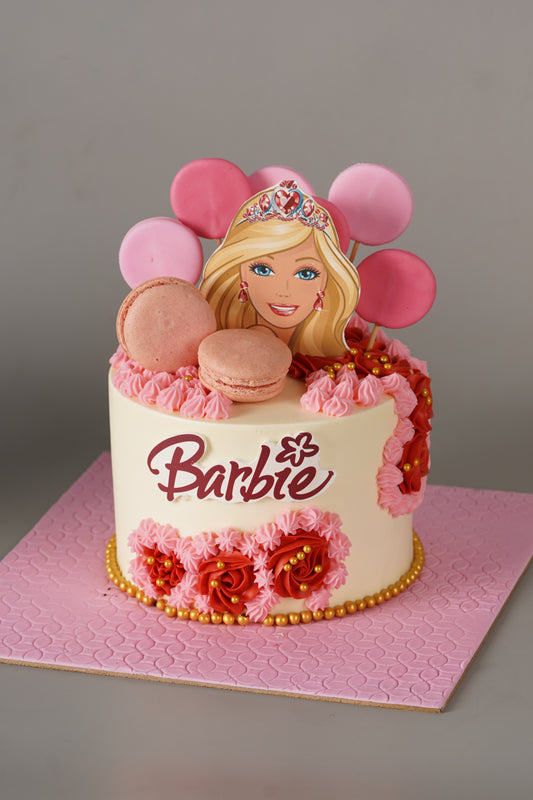 Cool Barbie Girl Cake