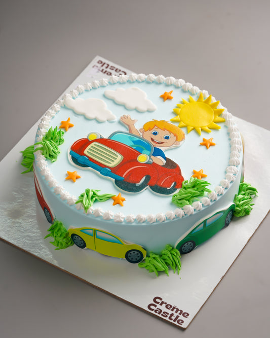 Cocomelon boy photo cake