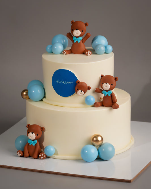Teddy and Balls Cake