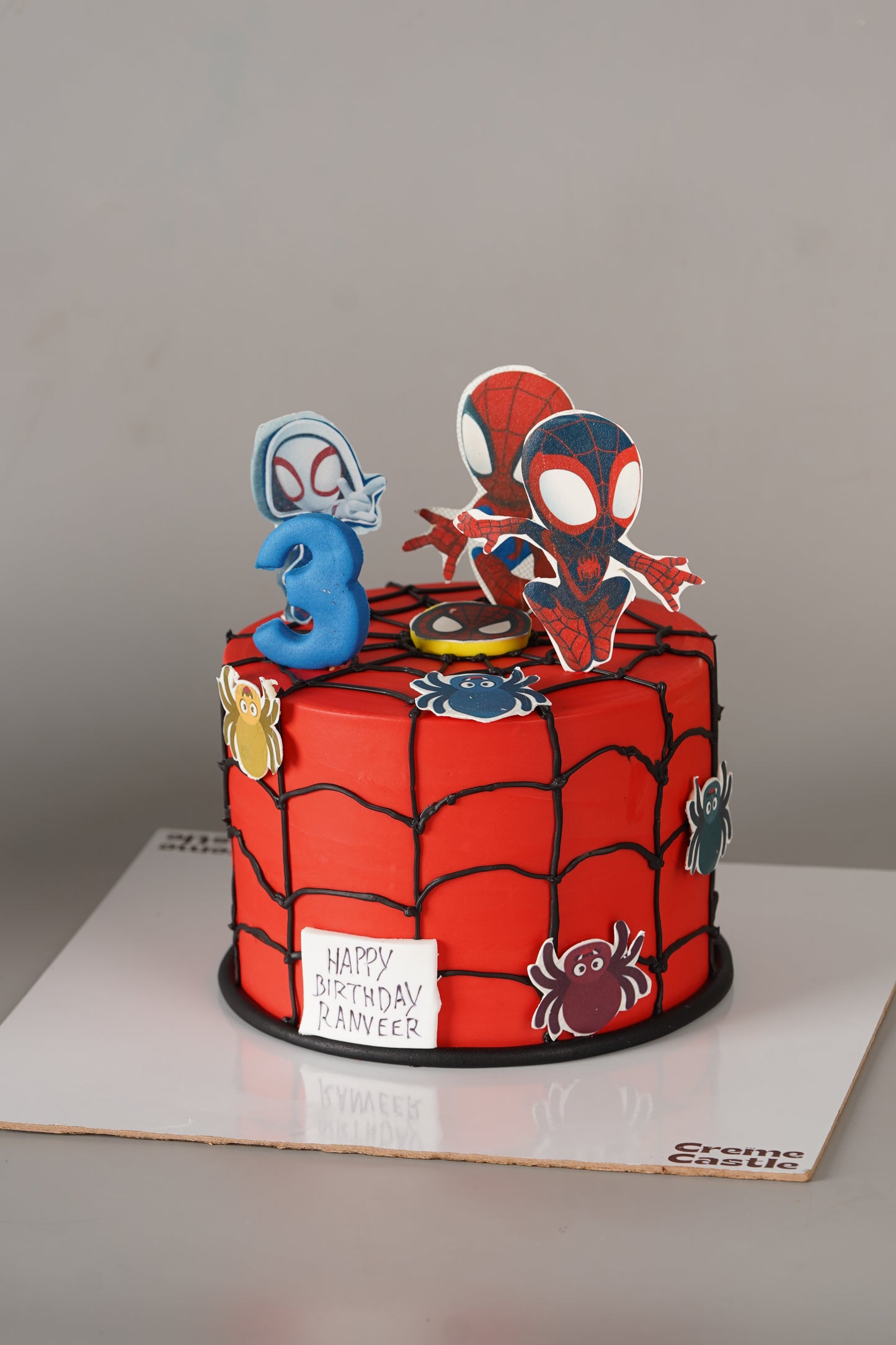 Spiderverse Web Cake