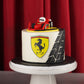 Ferrari Racing Cream Cake