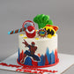 Spiderman Cityscape Cake