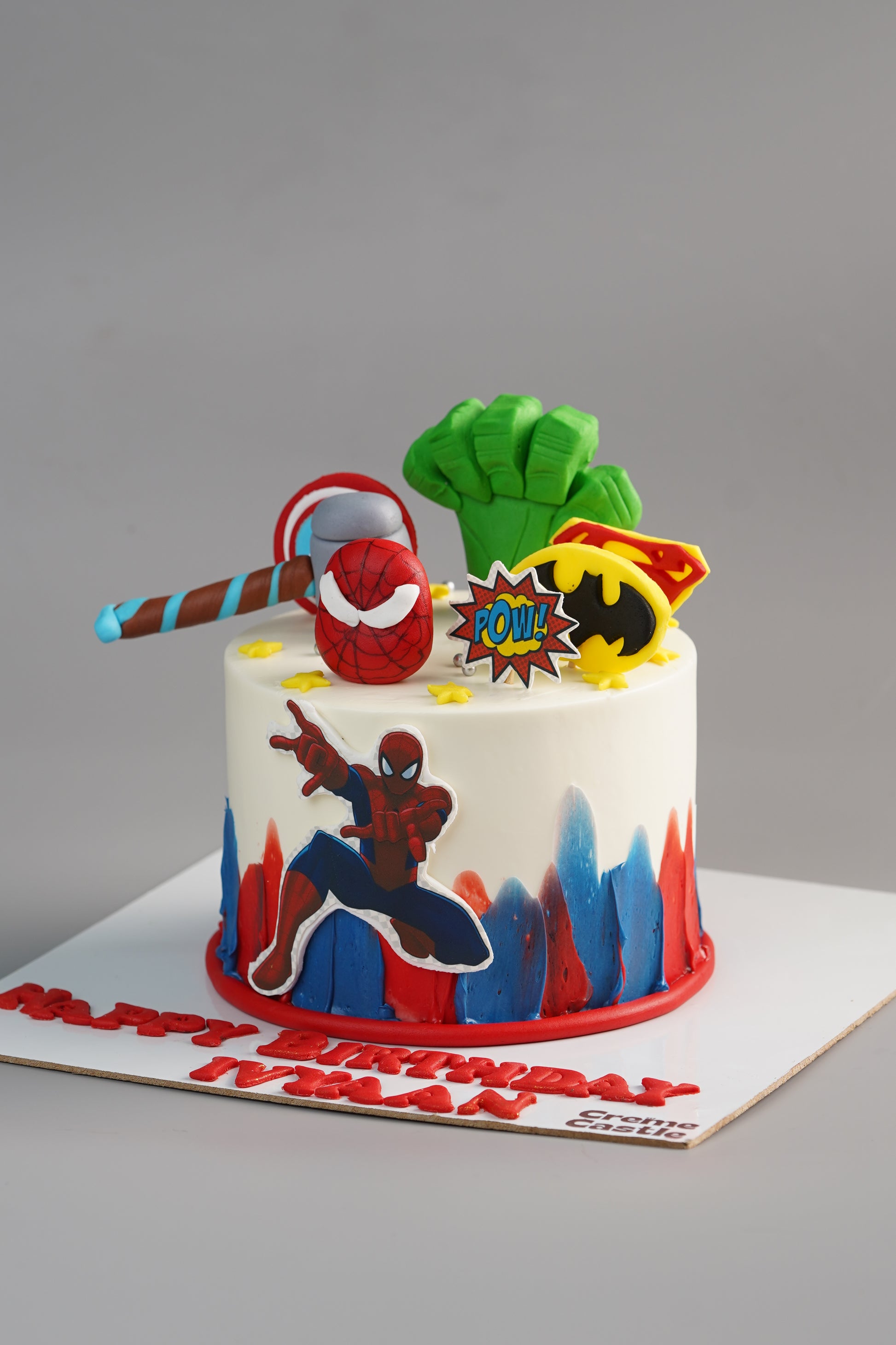 Spiderman Cityscape Cake