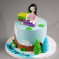 Yoga Day Serenity Cake - Creme Castle
