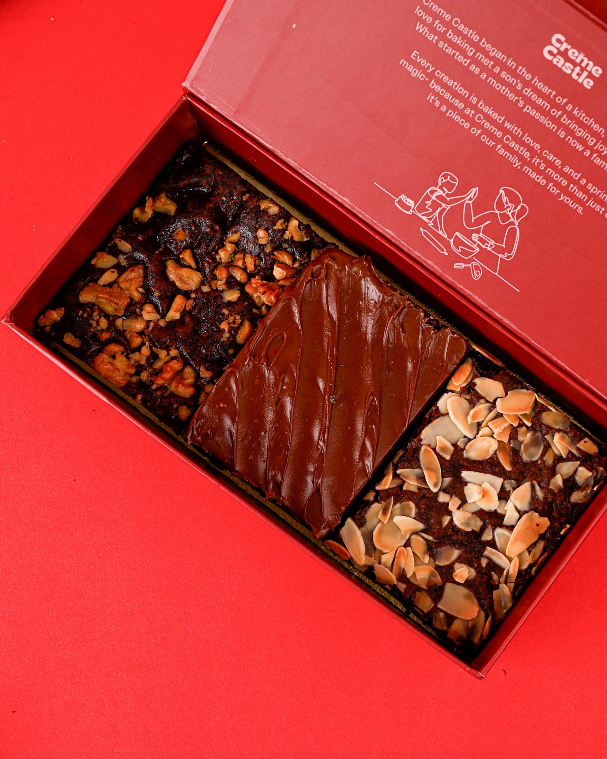 Diwali Brownie Gift Box (3 Pcs)