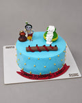 Kishan and Matki Design Cake