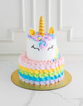 Unicorn Cream Tier Cake