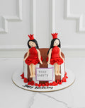 Cake for Twin Girls