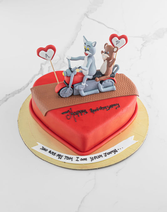 Tom & Jerry Friendship Cake - Creme Castle