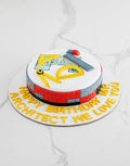 Architect Construction Design Cake