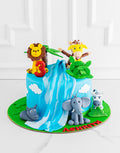Jungle waterfall Design Cake