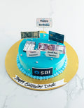 Stock Money Design Cake
