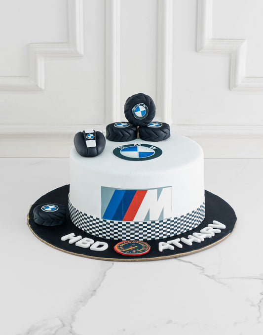 BMW Fan Cake - Creme Castle