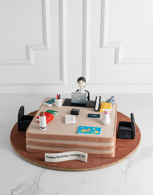 Office Table Cake