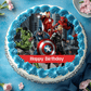 Avengers Team Photo Cake