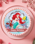 Mermaid Ariel Photo Cake