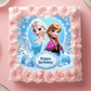 Frozen Girls Photo Cake