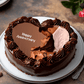 Heart Shape Photo Cake