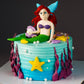 Ariel Mermaid Cake - Creme Castle