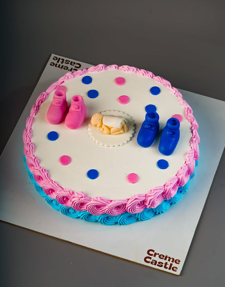 Baby Shower Cake. Toddler Shoes. Noida & Gurgaon
