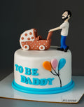 Papa and Pram Design Cake