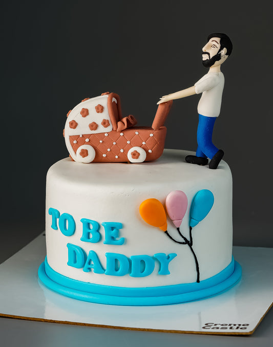 Dad To be Theme Cake by Creme Castle