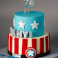 Captain America Shield Cake - Creme Castle