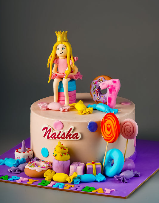 Girl Candyland Cake