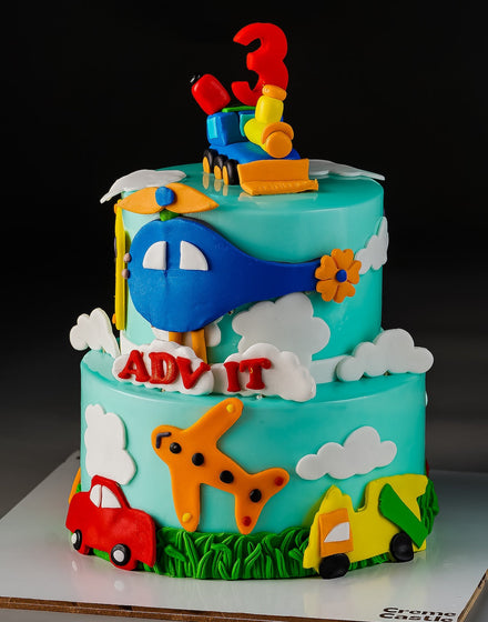 Vehicle cake - Creme Castle