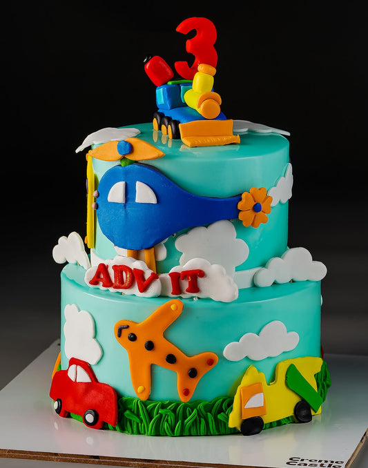 Vehicle cake - Creme Castle
