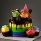 Rainbow Drip Cake - Creme Castle
