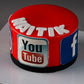 Social Media Cake - Creme Castle
